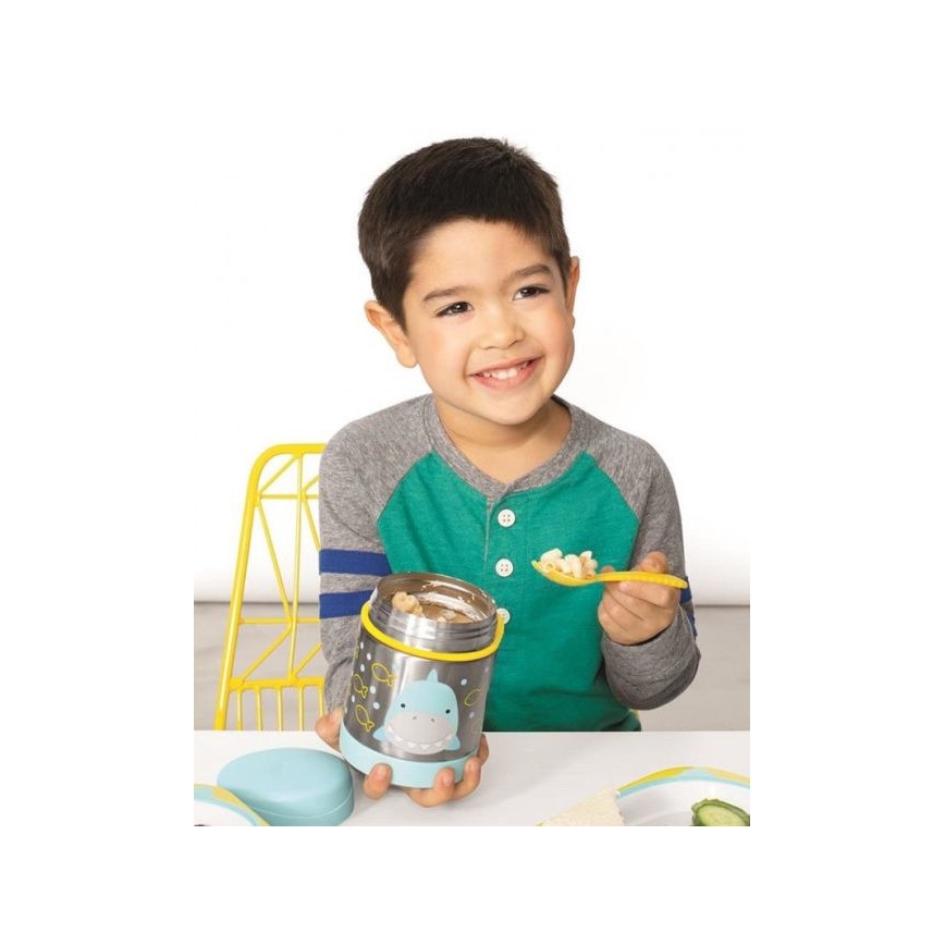 Skip Hop - Θερμός για φαγητό με κουτάλι/πιρούνι ZOO 325 ml καρχαρίας