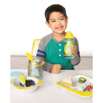 Skip Hop - Θερμός για φαγητό με κουτάλι/πιρούνι ZOO 325 ml καρχαρίας