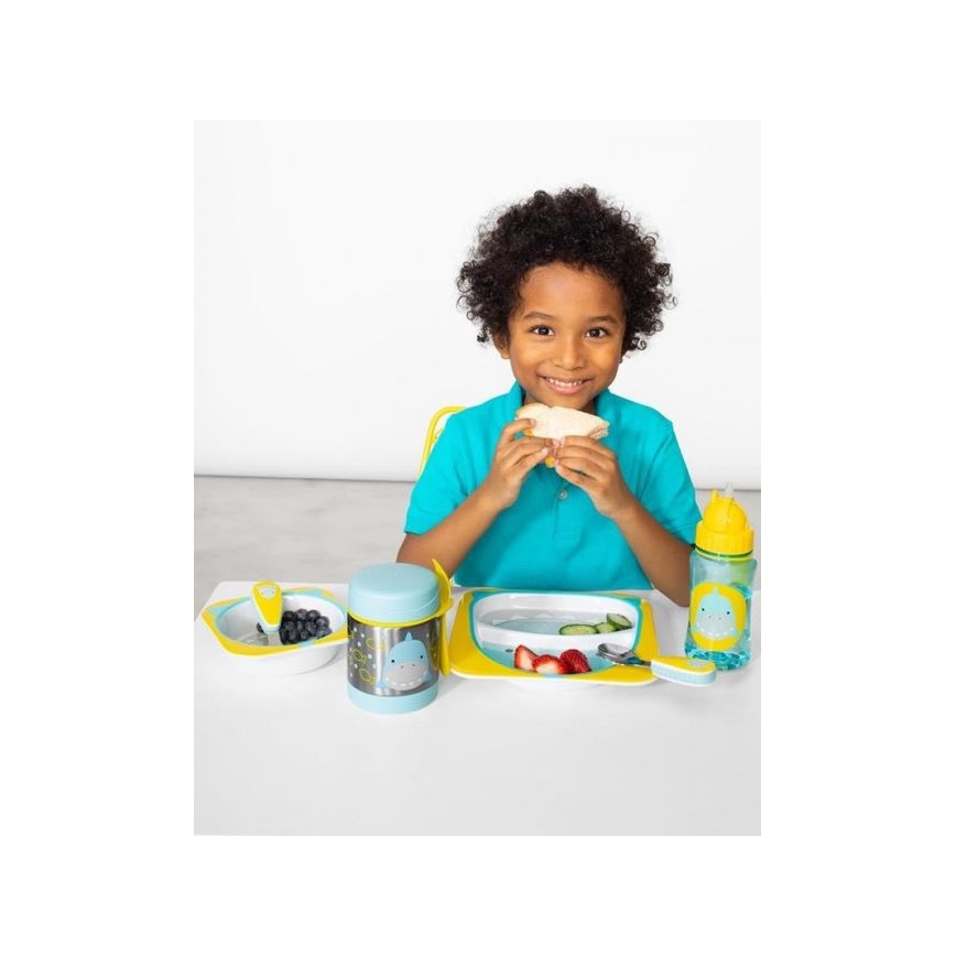 Skip Hop - Θερμός για φαγητό με κουτάλι/πιρούνι ZOO 325 ml καρχαρίας