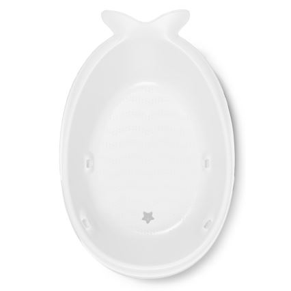 Skip Hop - Παιδική μπανιέρα με εργονομικό στρώμα MOBY 3 λευκή