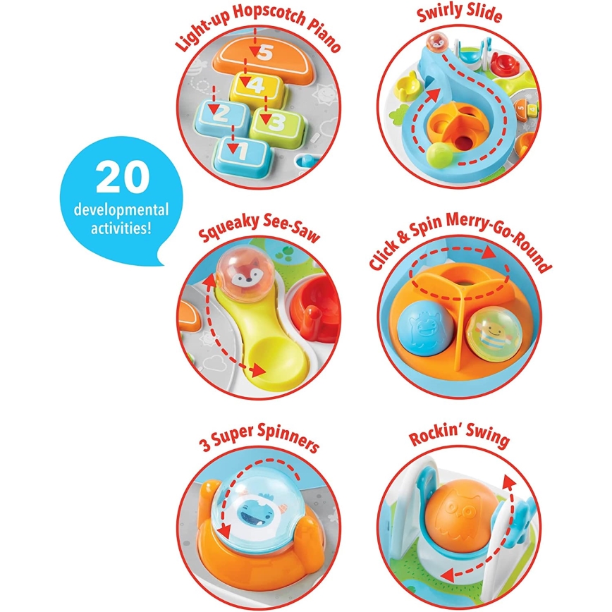 Skip Hop - Παιδικό τραπέζι δραστηριοτήτων EXPLORE&MORE 3xAA
