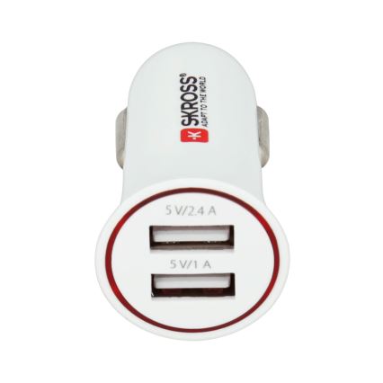 SKROSS - Φορτιστής αυτοκινήτου 2xUSB/3400mA/12-24V/5V