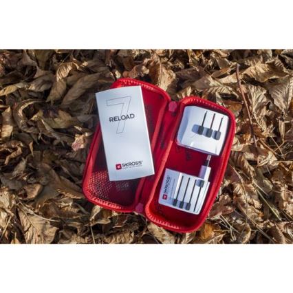 Ταξιδιωτικός αντάπτορας MUV USB AC με θύρες USB-A και USB-C, 15W