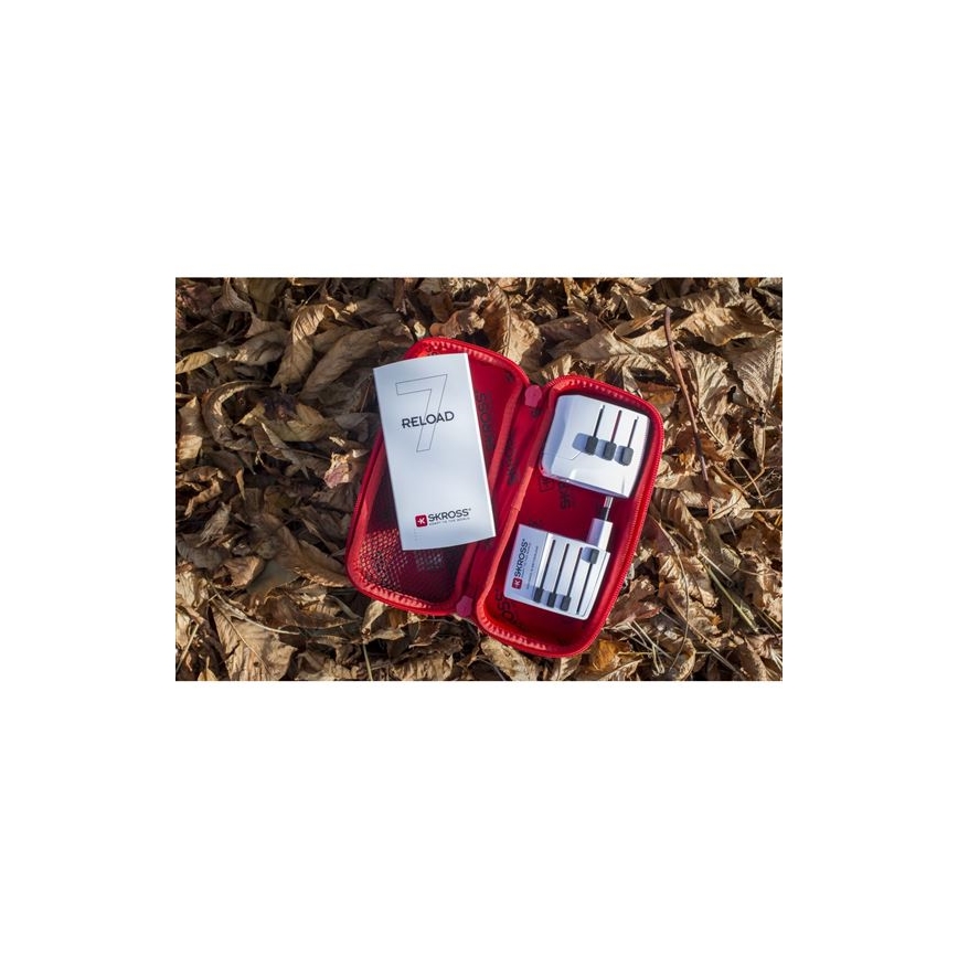 Ταξιδιωτικός αντάπτορας MUV USB AC με θύρες USB-A και USB-C, 15W