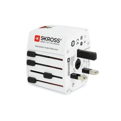 Ταξιδιωτικός αντάπτορας MUV USB AC με θύρες USB-A και USB-C, 15W