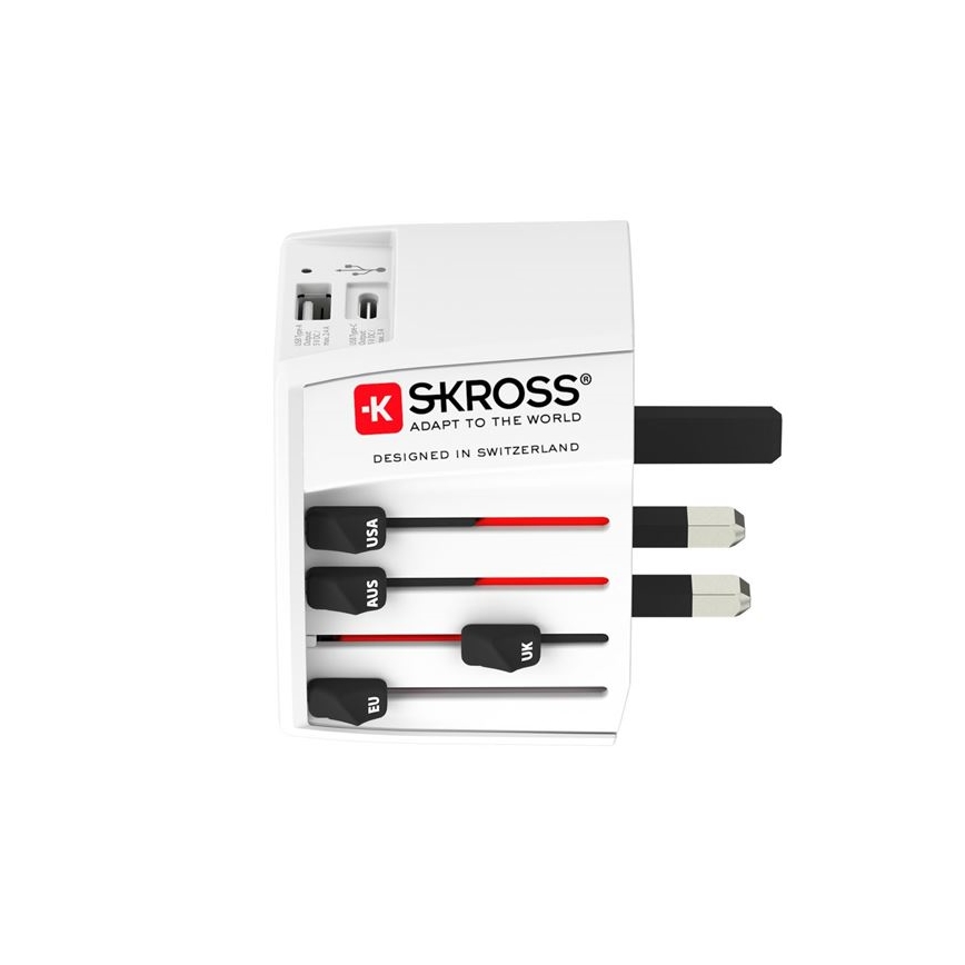 Ταξιδιωτικός αντάπτορας τύπου M για Νότια Αφρική, Αφρική και Μέση Ανατολή