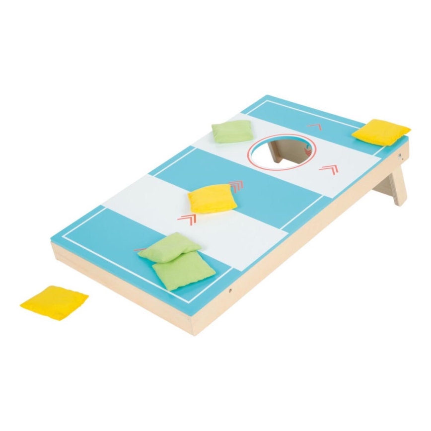 Small Foot - Παιχνίδι 2σε1 cornhole και table hockey Active