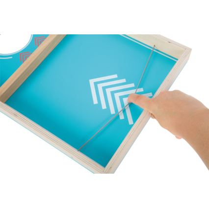Small Foot - Παιχνίδι 2σε1 cornhole και table hockey Active