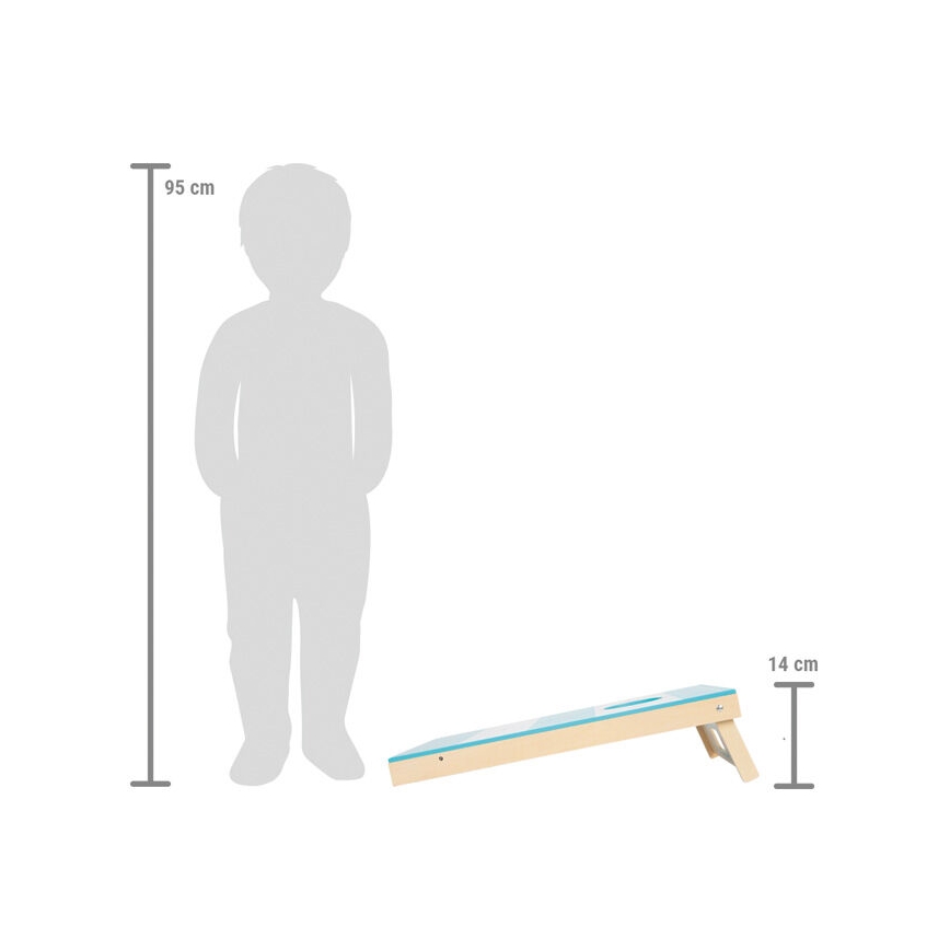 Small Foot - Παιχνίδι 2σε1 cornhole και table hockey Active