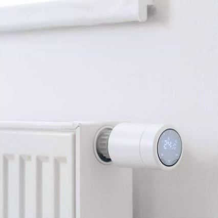 Smart θερμοστατική κεφαλή με οθόνη LCD GoSmart M30x1,5 2xAA/1,5V Tuya