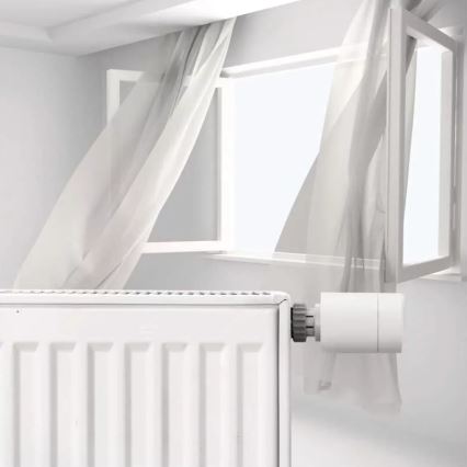 Smart θερμοστατική κεφαλή με οθόνη LCD GoSmart M30x1,5 2xAA/1,5V Tuya