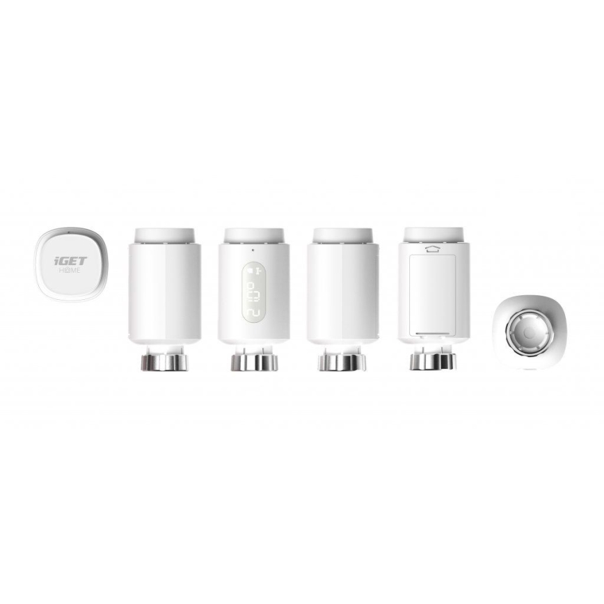 Smart θερμοστατική κεφαλή με οθόνη LED 2xAA/3V Zigbee
