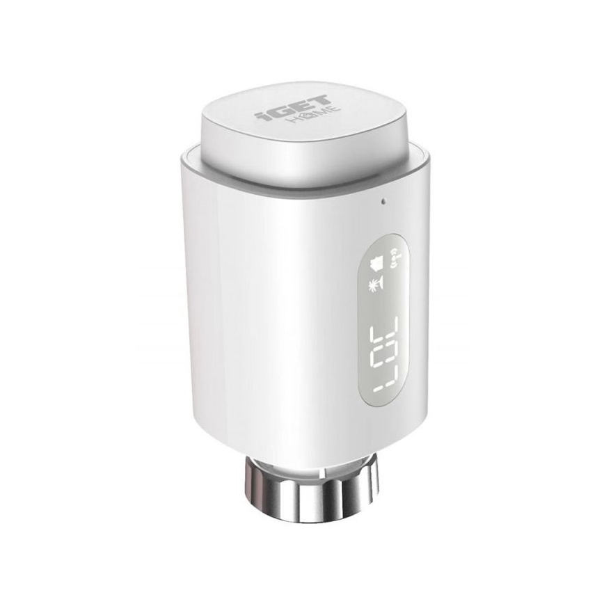 Smart θερμοστατική κεφαλή με οθόνη LED 2xAA/3V Zigbee