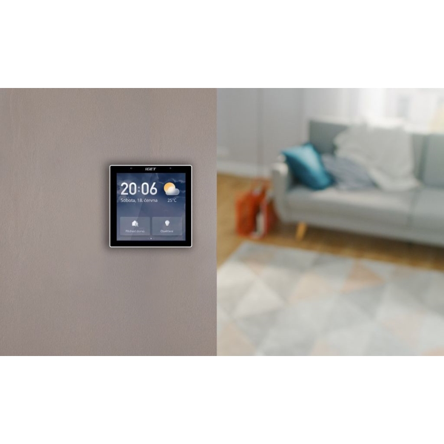Smart συσκευή gateway με οθόνη αφής GW6 Wi-Fi Zigbee Bluetooth