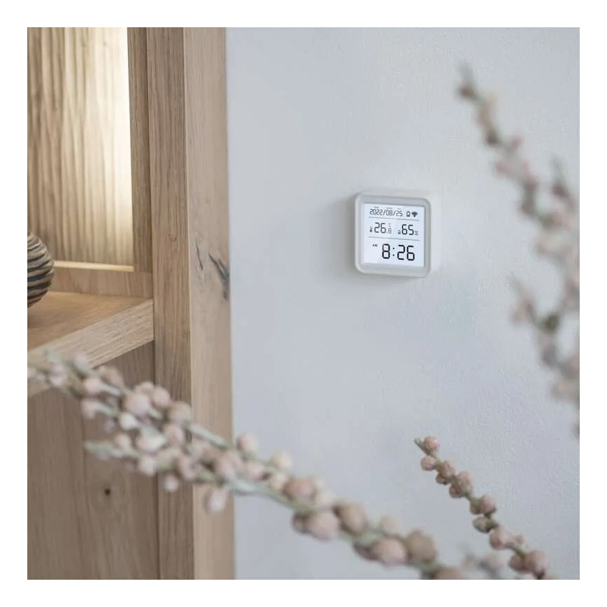 Smart Ψηφιακό θερμόμετρο GoSmart 3xAAA Tuya λευκό