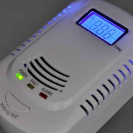 Ανιχνευτής μονοξειδίου του άνθρακα και εύφλεκτων αερίων 230V