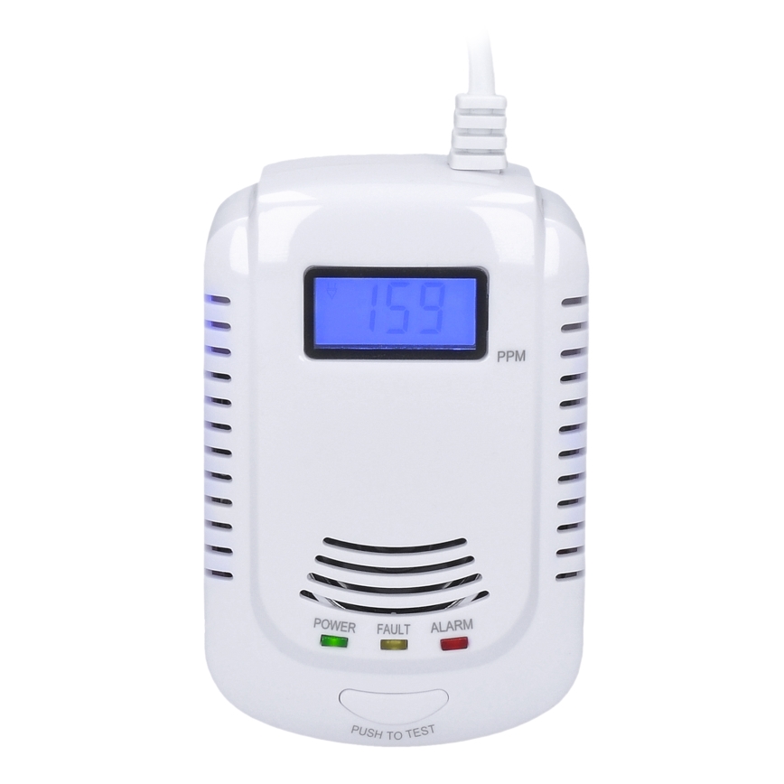 Ανιχνευτής μονοξειδίου του άνθρακα και εύφλεκτων αερίων 230V