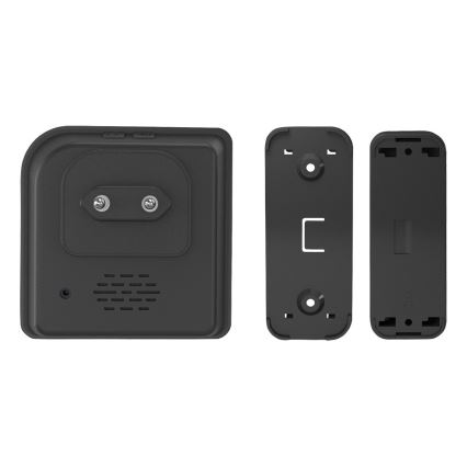 Ασύρματο κουδούνι πόρτας 230V/1xCR2032 IP56 μαύρο