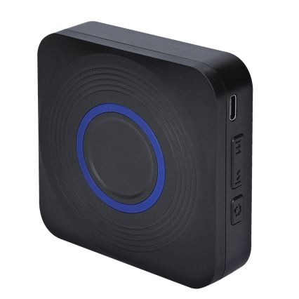 Ασύρματο κουδούνι με μπαταρία 3V/3xAAA IP56 μαύρο