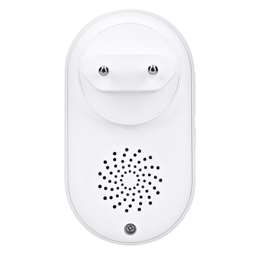 Ασύρματο κουδούνι πόρτας 230V/1xCR2032 IP56 λευκό