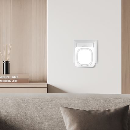 Ασύρματο κουδούνι πόρτας με φωτισμό LED 230V/1xCR2032 IP56 λευκό