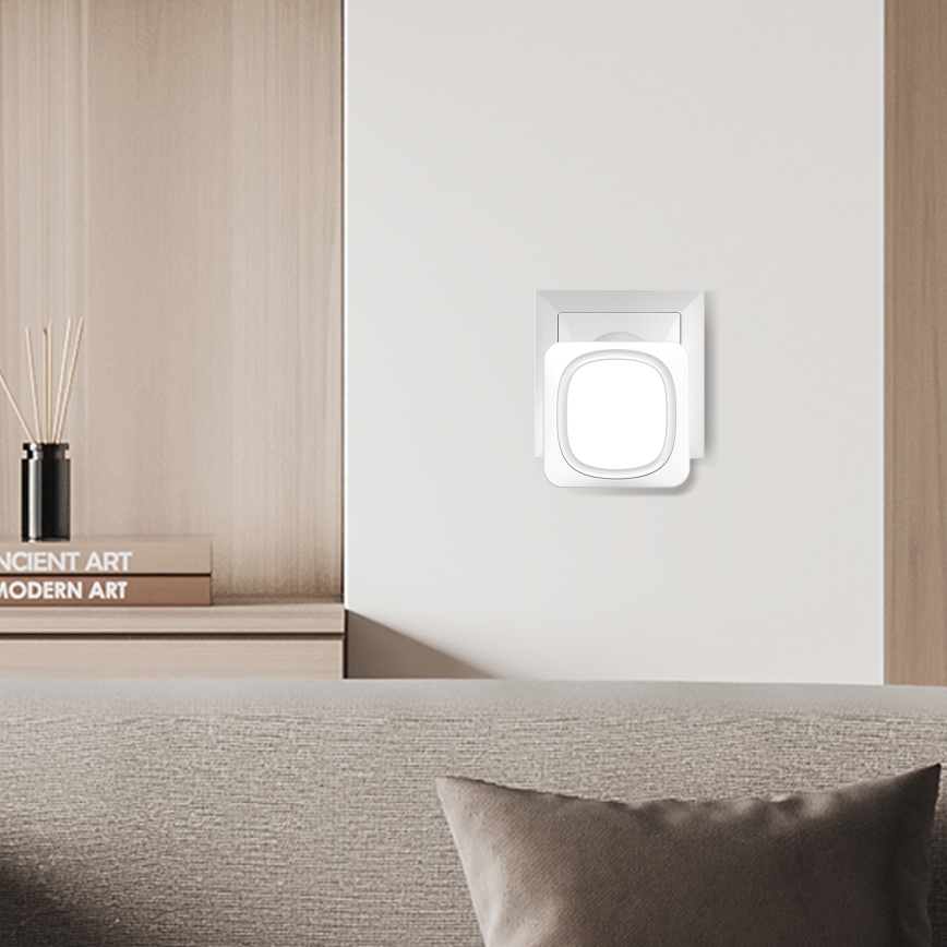 Ασύρματο κουδούνι πόρτας με φωτισμό LED 230V/1xCR2032 IP56 λευκό