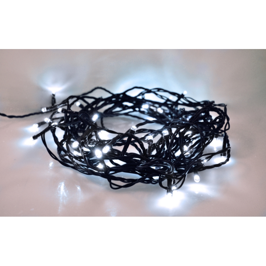 Εξωτερική LED γιρλάντα 500 LED, 8 λειτουργίες, IP44, 55 m, ψυχρό λευκό