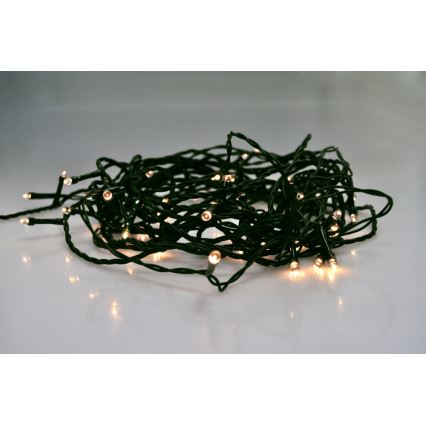LED Εξωτερική χριστουγεννιάτικη γιρλάντα 500xLED/8 λειτουργίες IP44 55m θερμό λευκό