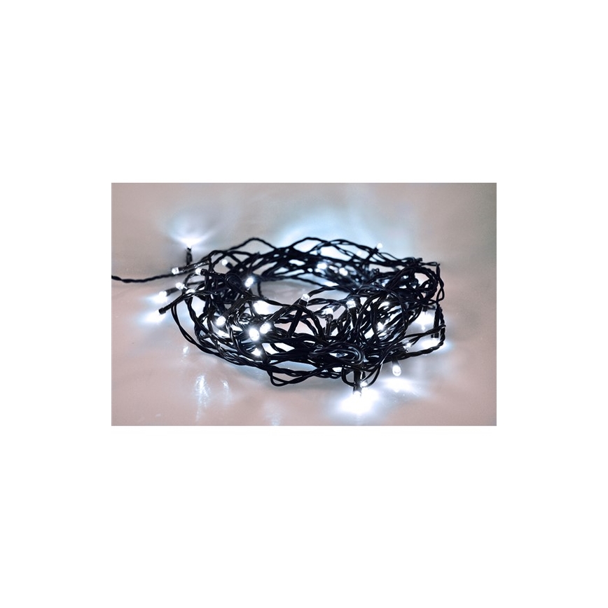 LED Χριστουγεννιάτικα λαμπάκια  400xLED/8 λειτουργίες 25 m IP44 ψυχρό λευκό