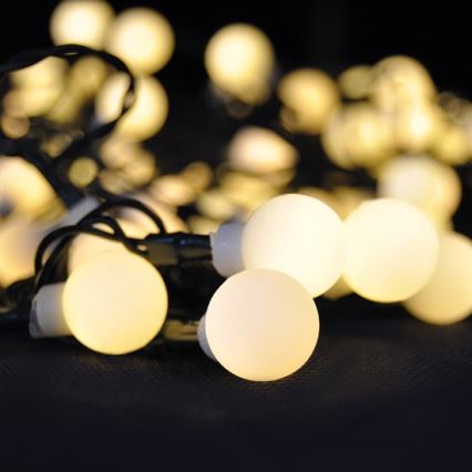 RGB LED ρυθμιζόμενη εξωτερική γιρλάντα 100 LED / 8 λειτουργίες 15 m IP44 + τηλεχειριστήριο