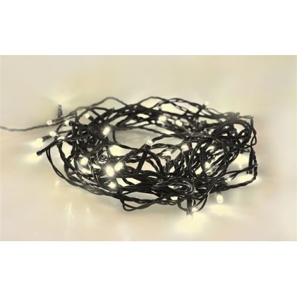 LED γιρλάντα εξωτερικού χώρου 100xLED/8 λειτουργίες IP44 13m θερμό λευκό