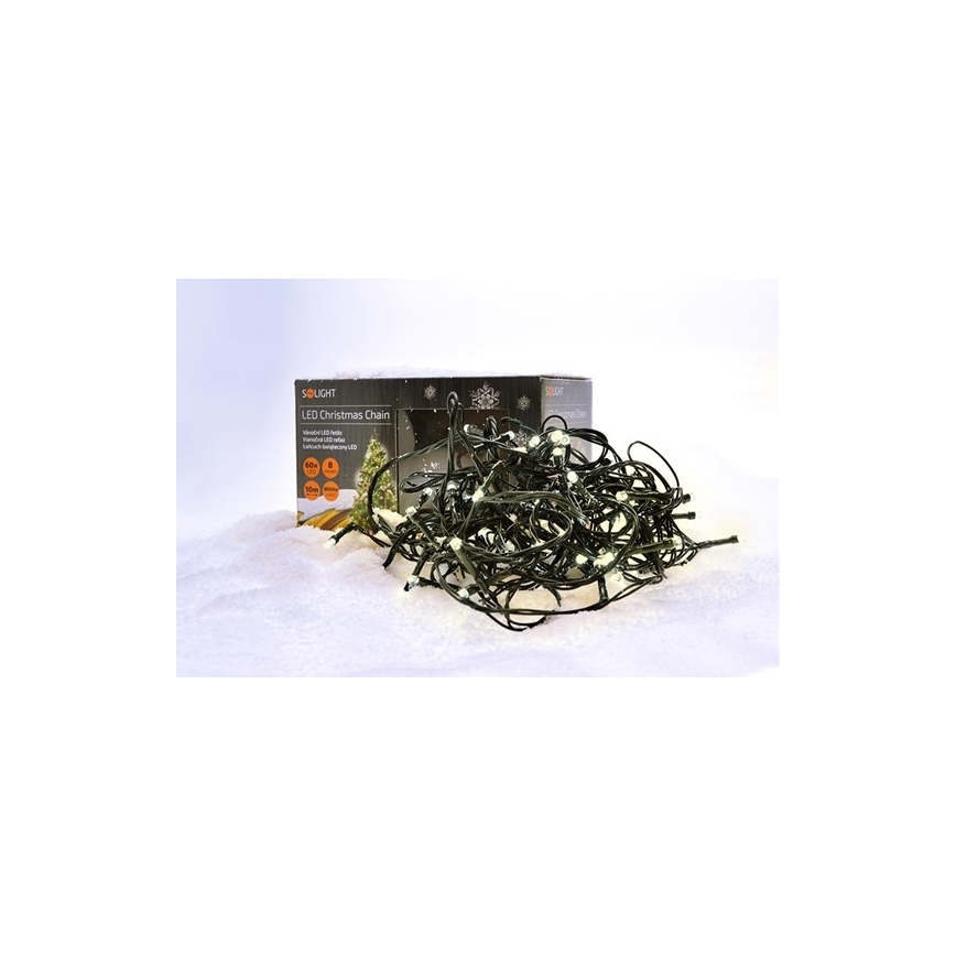 LED γιρλάντα εξωτερικού χώρου 100xLED/8 λειτουργίες IP44 13m θερμό λευκό