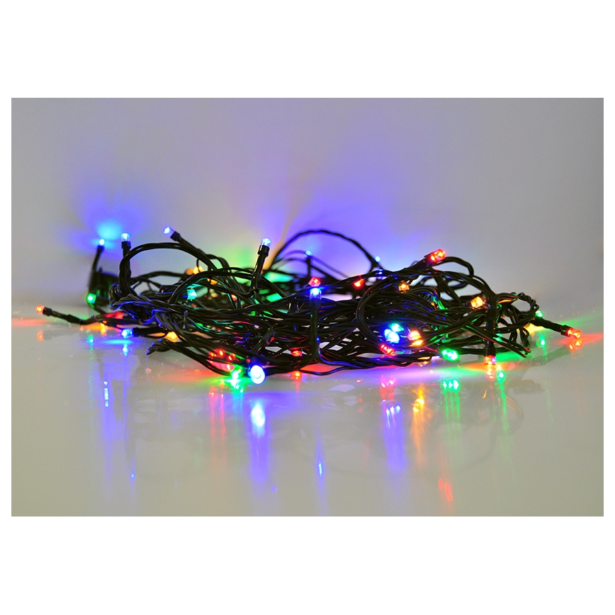 Χριστουγεννιάτικα λαμπάκια εξωτερικού χώρου LED 200xLED/8 λειτουργίες IP44 25m πολύχρωμα