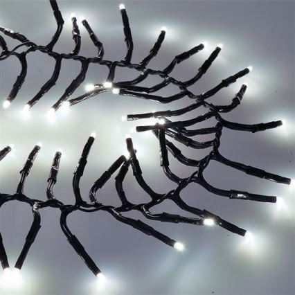 LED Εξωτερική γιρλάντα 576xLED/8 λειτουργίες 8m IP44 ψυχρό λευκό + τηλεχειριστήριο