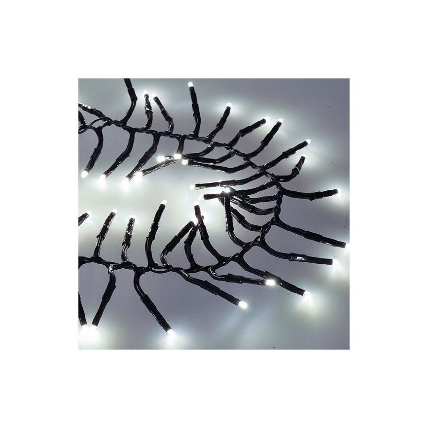 LED Χριστουγεννιάτικα λαμπάκια 576xLED/8 λειτουργίες 8m IP44 ψυχρό λευκό + RC