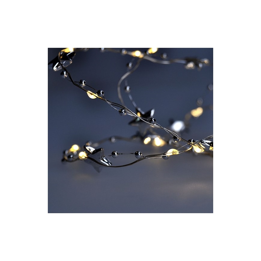 Γιρλάντα LED 20xLED/2xAA 1,5m θερμό λευκό