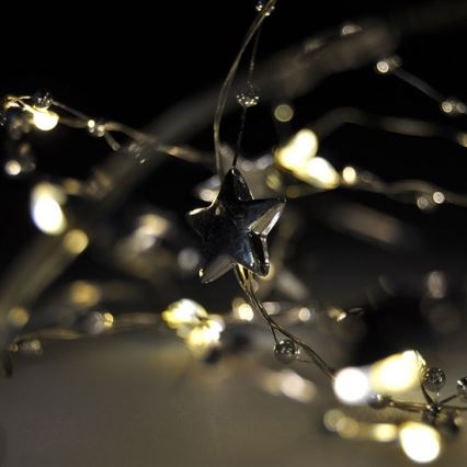 Γιρλάντα LED 20xLED/2xAA 1,5m θερμό λευκό