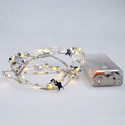 Γιρλάντα LED 20xLED/2xAA 1,5m θερμό λευκό