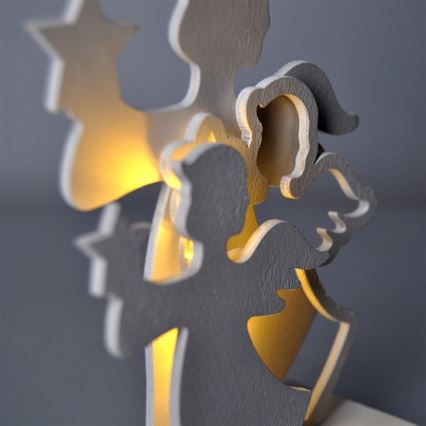 Χριστουγεννιάτικη LED διακόσμηση — λειτουργεί με 2xAA