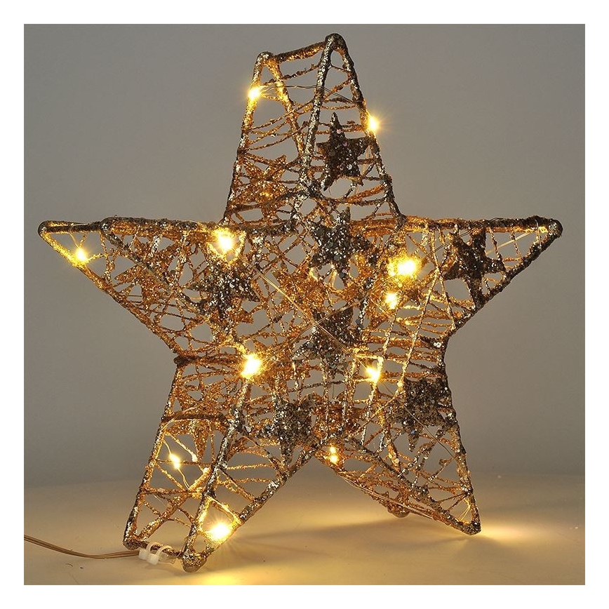 Χριστουγεννιάτικη διακόσμηση LED 14xLED/2xAA αστέρι
