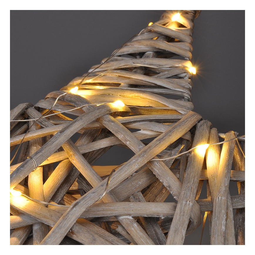 LED Χριστουγεννιάτικο διακοσμητικό LED/2xAA ρατάν