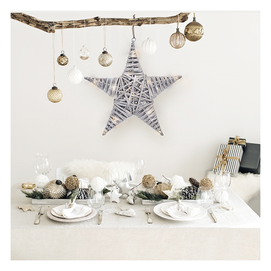 LED Χριστουγεννιάτικο διακοσμητικό LED/2xAA ρατάν