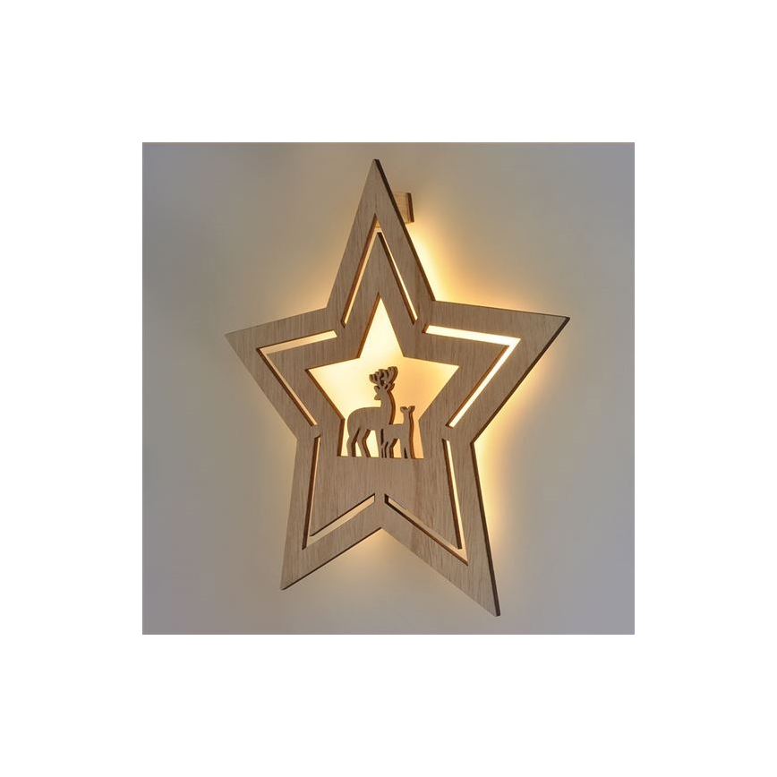 Χριστουγεννιάτικη διακόσμηση LED LED/2xAA αστέρι