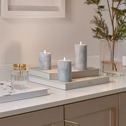 Σετ 3x LED κεριά LED/2xAA θερμό λευκό