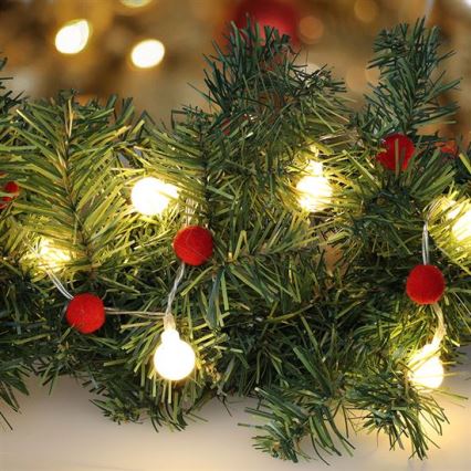 Γιρλάντα LED 20xLED/2xAA 1,8 m θερμό λευκό