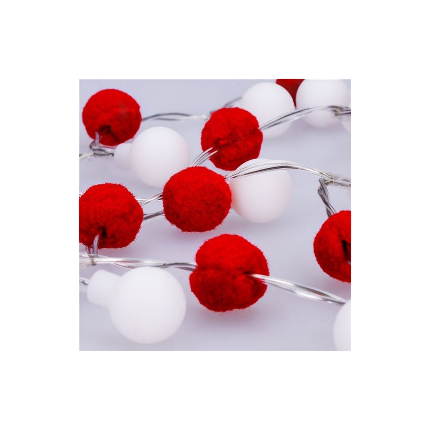 LED Χριστουγεννιάτικη γιρλάντα 20xLED/2xAA 1,8 m θερμό λευκό