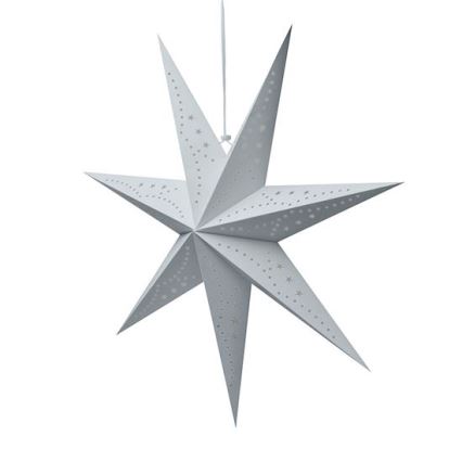 LED Χριστουγεννιάτικο διακοσμητικό 20xLED/2xAA θερμό λευκό ασημί αστέρι