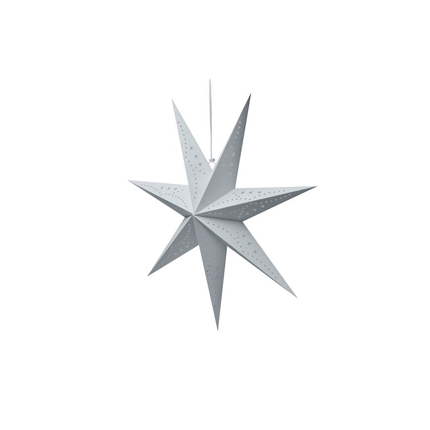 LED Χριστουγεννιάτικο διακοσμητικό 20xLED/2xAA θερμό λευκό ασημί αστέρι