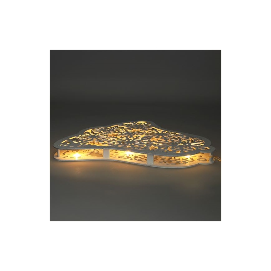 LED Χριστουγεννιάτικο κουδουνάκι 9xLED/2xAA θερμό λευκό