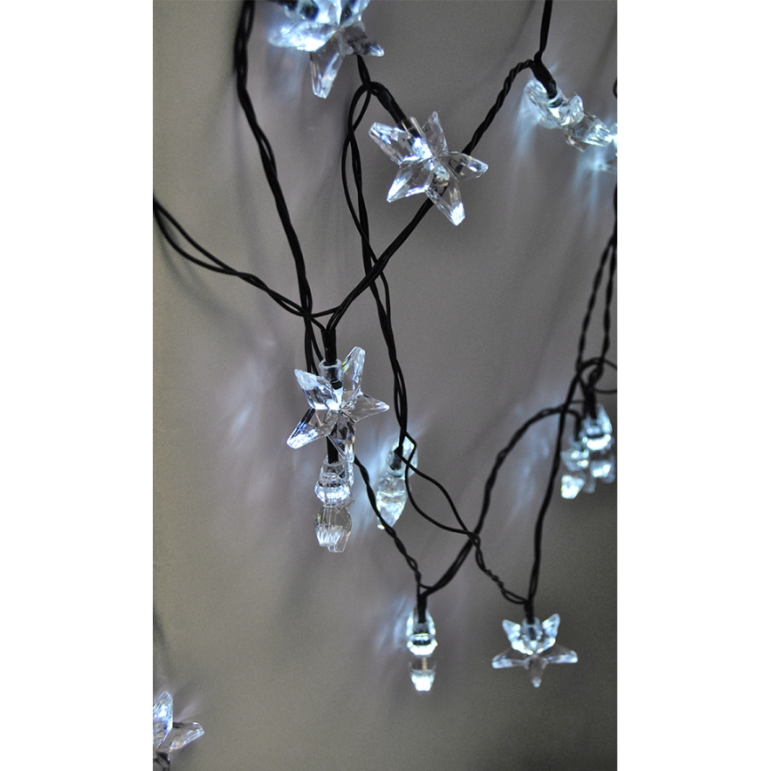 LED γιρλάντα 20 LED, 6 m, ψυχρό λευκό